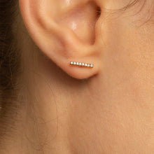 Load image into Gallery viewer, Bar Earrings - Lila