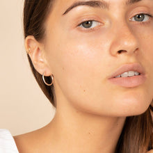 Load image into Gallery viewer, Sterling Silver Hoop Earrings - Medium Jess