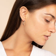 Load image into Gallery viewer, Sterling Silver Hoop Earrings - Large Jess