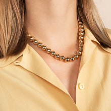 Load image into Gallery viewer, Gold Ball Necklace - Aurora