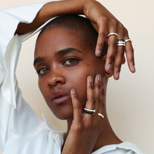 Load image into Gallery viewer, Gold Lacquer Ring - Mecca Black