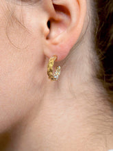 Load image into Gallery viewer, Braided Hoop Earrings - Poppy
