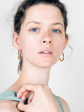 Load image into Gallery viewer, Gold Hoop Earrings - Cuidado
