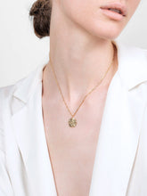 Load image into Gallery viewer, Small Textured Coin Necklace - Margot
