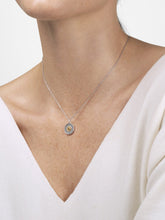 Load image into Gallery viewer, Birthstone Necklace - Black Sapphire September

