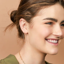 Load image into Gallery viewer, Delicate Hoop Earrings - Chiara Medium
