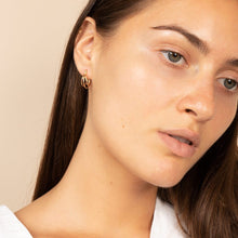 Load image into Gallery viewer, Small Gold Hoop Earrings - Trina
