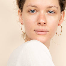 Load image into Gallery viewer, 14k Gold Hoop Earrings - XL Hoops
