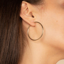 Load image into Gallery viewer, 14k Gold Hoop Earrings - XL Hoops
