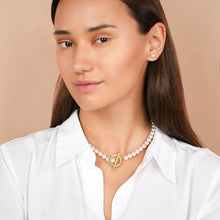 Load image into Gallery viewer, Pearl Necklace with Toggle Clasp - Lena
