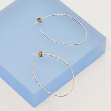 Load image into Gallery viewer, Delicate Hoop Earrings - Chiara Large
